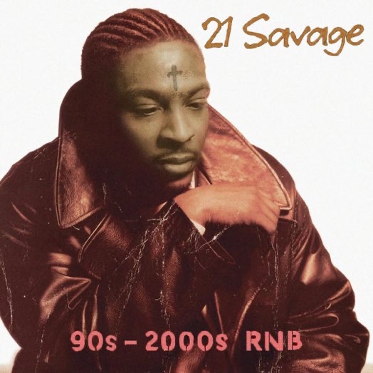 21 Savage reimagines iconic '90s R&B album covers by putting