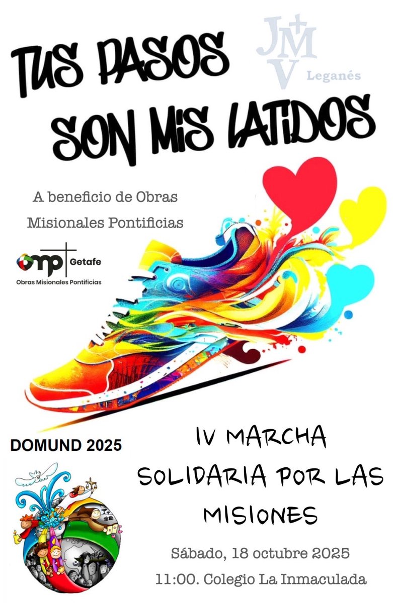 Arrancamos nuestro fin de semana más misionero. Marcha misionera solidaria. Contamos con todos vosotros.<a href="/misionesgetafe/">Misiones Getafe</a> <a href="/OMP_ES/">OMP España</a> #domund2025