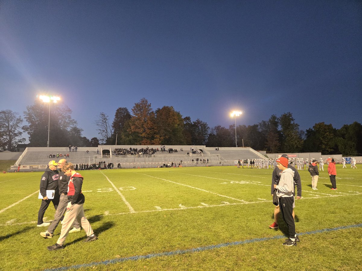 Here at Landry for the undefeated showdown between <a href="/AmesburyFB/">Amesbury Redhawks Football</a> (5-0) and North Reading (5-0). The Redhawks -- who just celebrated Senior Night -- are the No. 1-ranked team in D7, while the Hornets are No. 5 in D5.