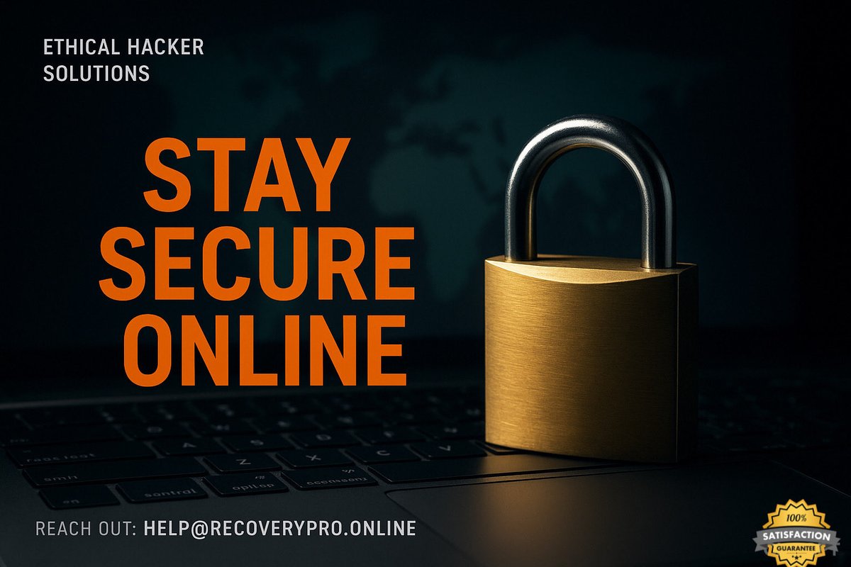 EthicalSolver's tweet image. Digital threats never sleep and neither do we.
Our Ethical Hacker Solutions protect your data, privacy, and future with integrity and precision.

🌐 RecoveryPro.Online
📩 Help@RecoveryPro.Online

#EthicalHacker #IRLARM #CyberAnalyst #viralpost #News