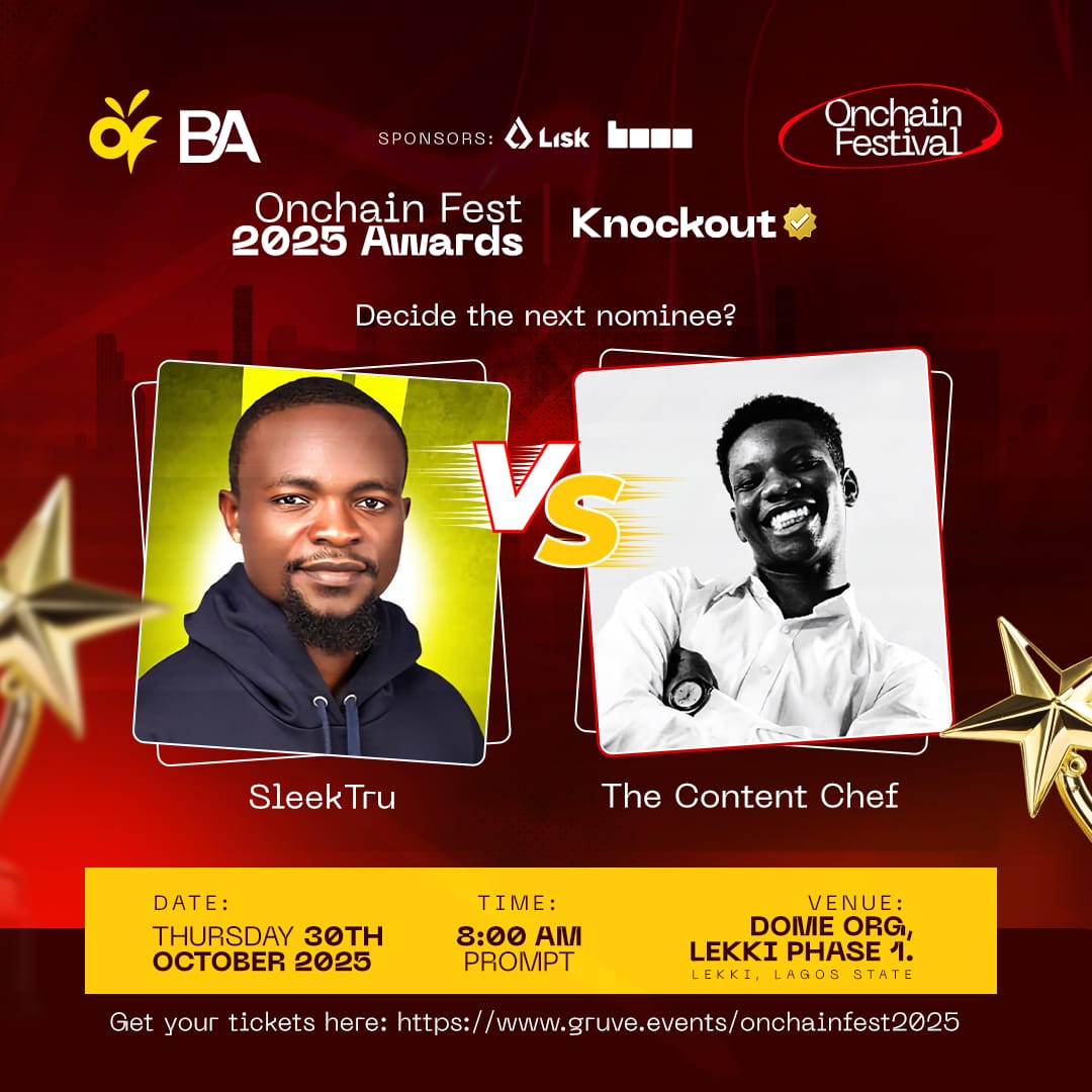 Hey Familia😁
I just woke up to a Knockout Session with
<a href="/onchainfestival/">Onchain Festival #OF2025 #ONCHAINFEST2025</a>
And its getting interesting already!!!