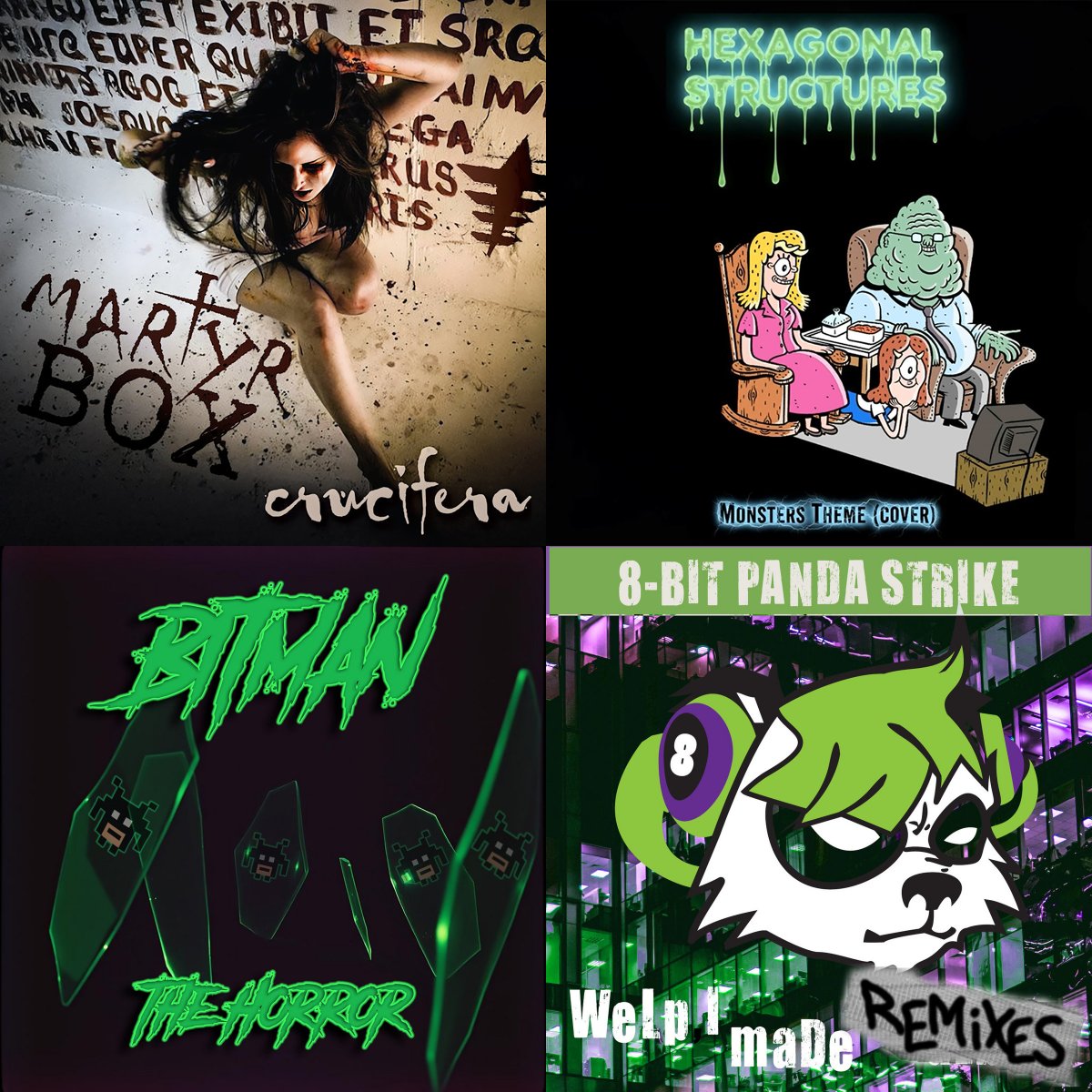 It's a QUADRUPLE SCOOP FRIDAY on Ligerhawk!

New BEASTLY RELEASES from Hexagonal Structures and 8-Bit Panda Strike and new PRE-ORDER ORDNANCE from Crucifera and Bitman!

Links in the comments!

Ligerhawk Records: A preponderance of awesomneness