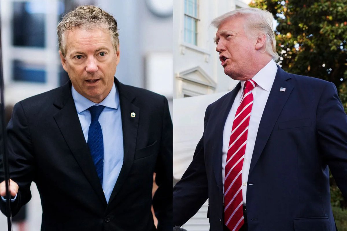MarioNawfal's tweet image. 🚨🇺🇸 TRUMP: RAND PAUL WENT REALLY BAD AFTER I GOT HIM ELECTED
"Whatever happened to ‘Senator’ Rand Paul?
He was never great, but he went really bad! I got him elected twice in the great Commonwealth of Kentucky, but he just never votes positively for the Republican Party.…