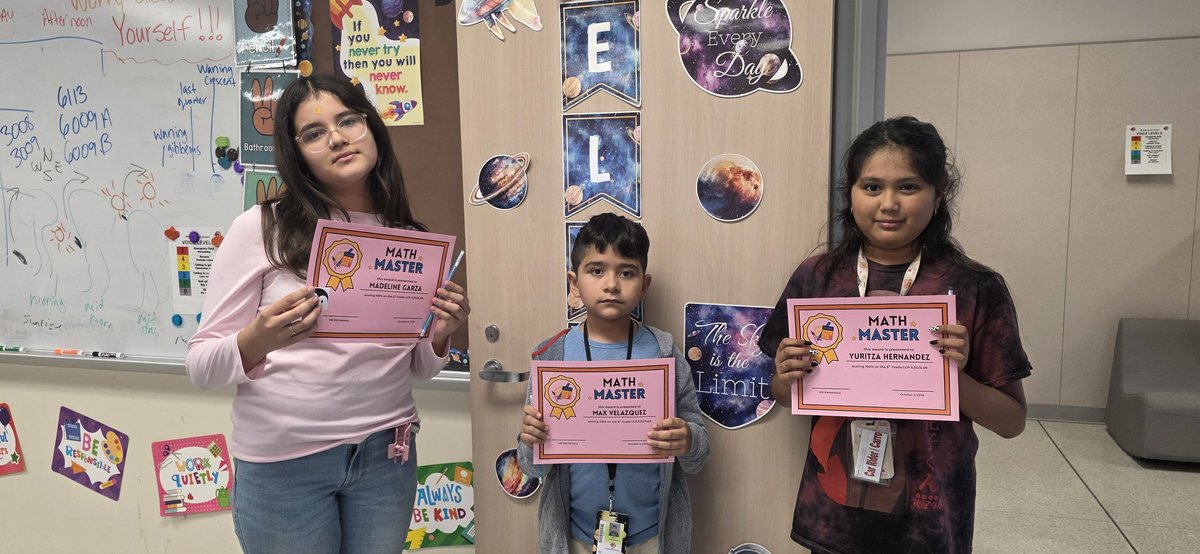 math masters from 5th grade 🏆 😃 from their LCP assessment 💯 <a href="/HillHawksES/">Hill Elementary Hawks</a> <a href="/JeanaMAdams/">Jeana Morrison Adams</a> <a href="/AnaPValenzuela/">Ana P Valenzuela</a> <a href="/Soria2126/">Mrs. Soria</a>