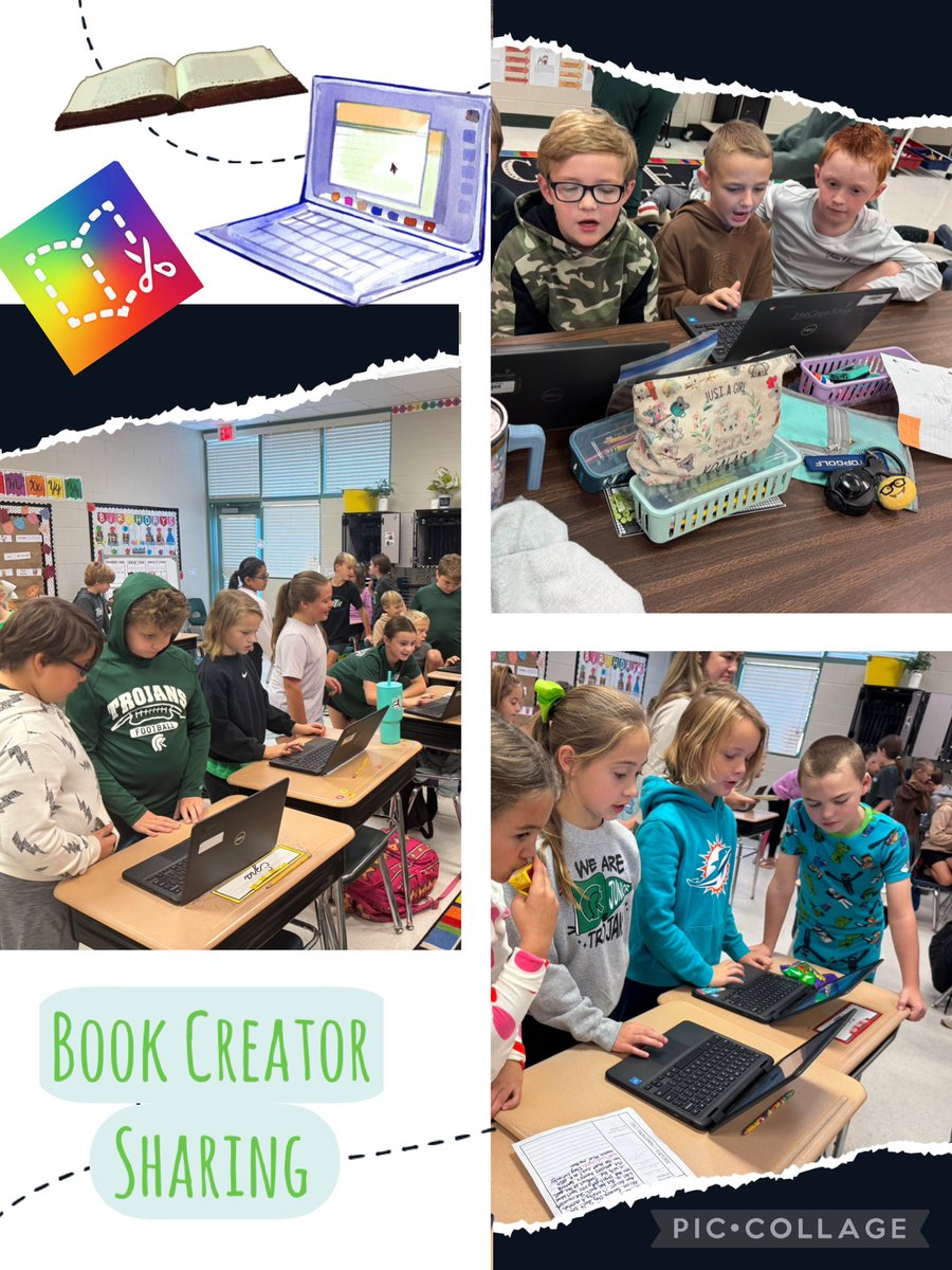 We wrapped our Benchmark Writing Module by sharing our Nonfiction writing using <a href="/BookCreatorApp/">Book Creator Team</a>! Definitely their favorite way to share their hard work! <a href="/MVESGainesville/">Mt. Vernon Exploratory School</a>