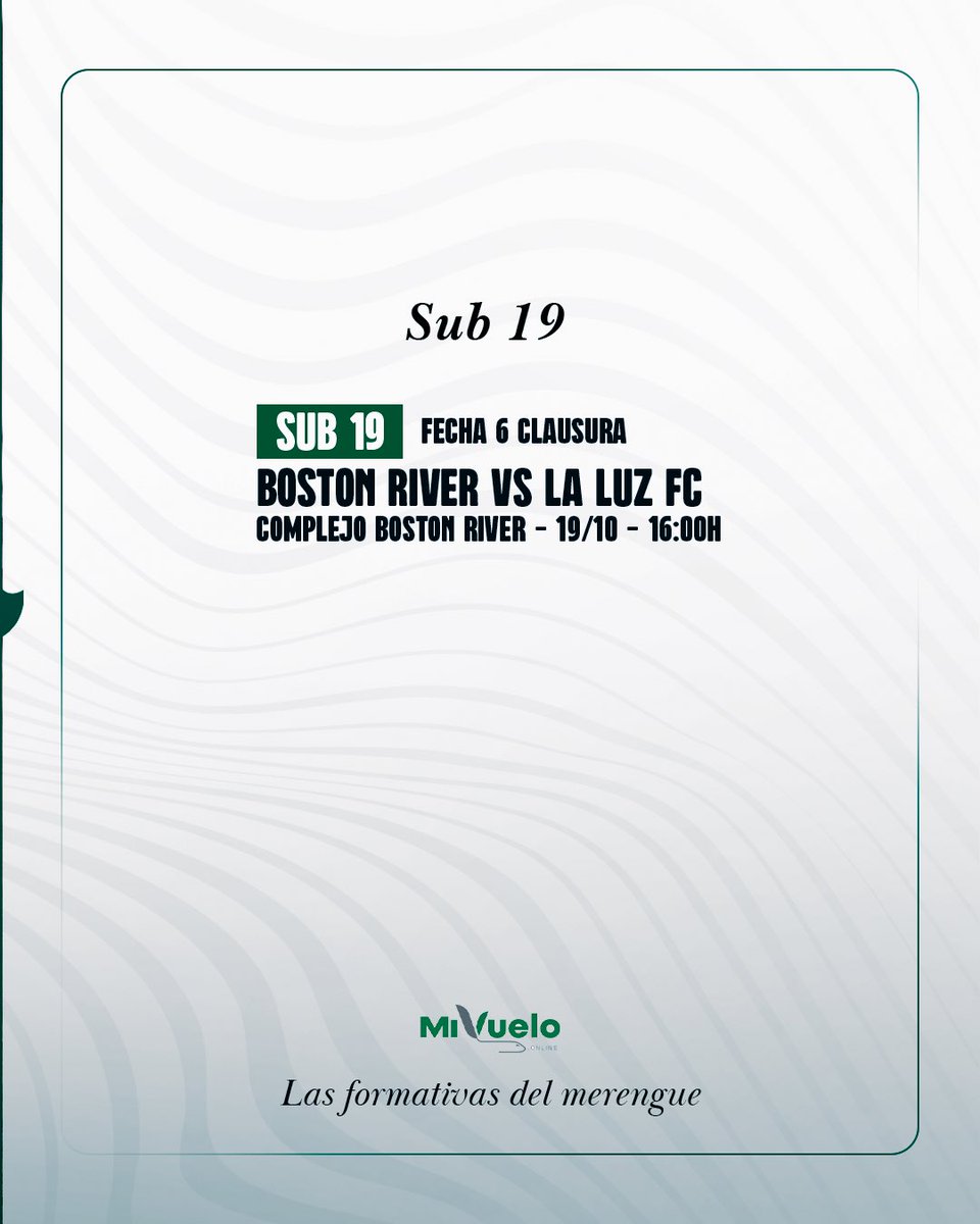 ☝🏼𝐔𝐧𝐨 𝐝𝐞 𝐒𝐮𝐛-𝟏𝟗

Lo del femenino. 

#VamosMerengues🟢⚪️