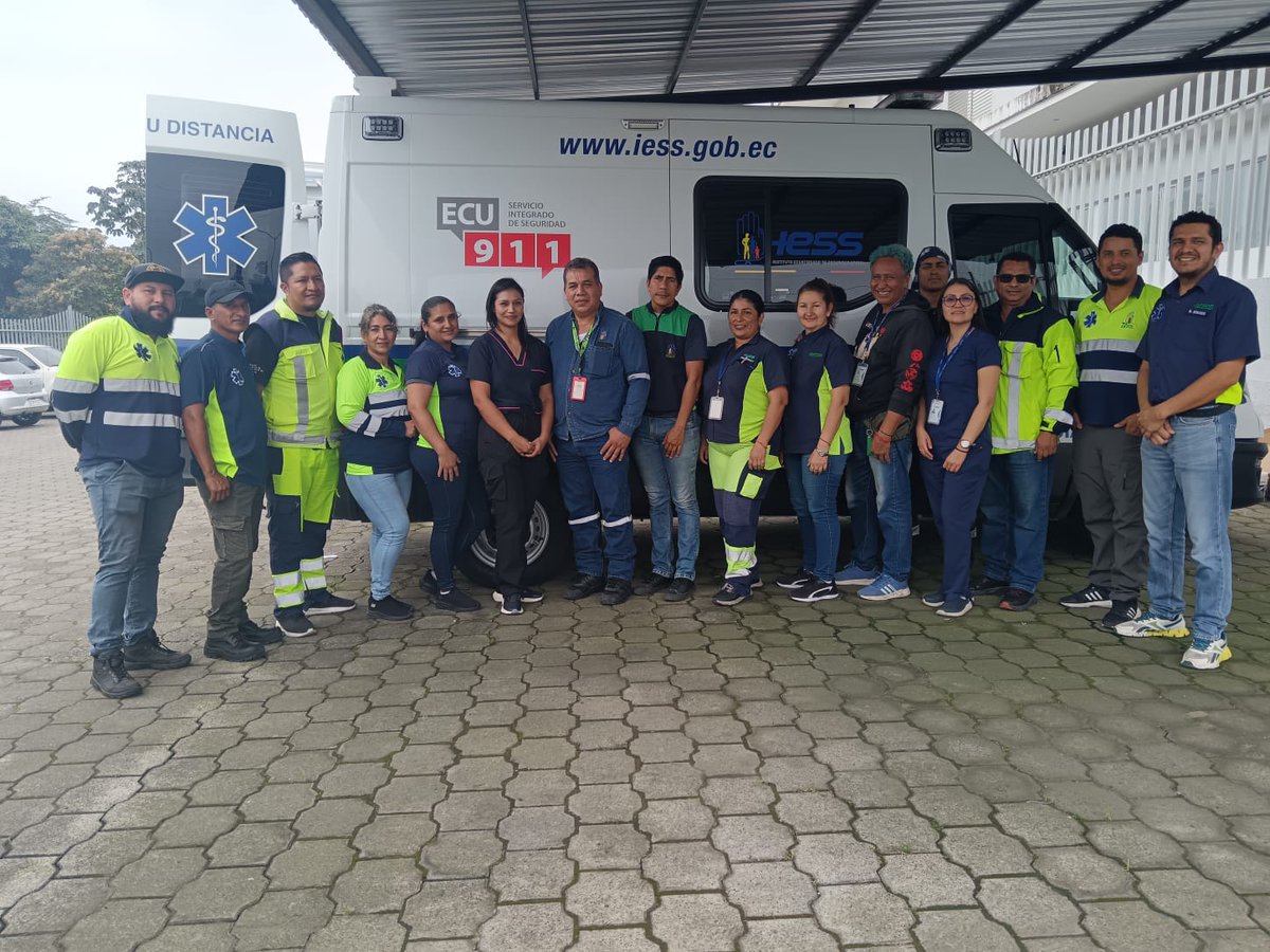 LosRiosIESS's tweet photo. El Hospital General Quevedo desarrolló un Taller teórico-práctico de Atención Prehospitalaria dirigido al personal de APH de Los Ríos.
Se abordaron temas sobre el manejo de traumas, heridas por armas de fuego y atención inicial a gestantes en situaciones de emergencia. 🚑 https://t.co/0CdHgXNokT