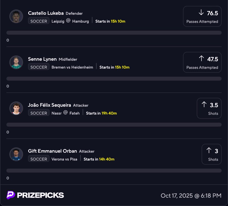 saturday 10x 🦅 

0.25u max

#prizepicks #gamblingx