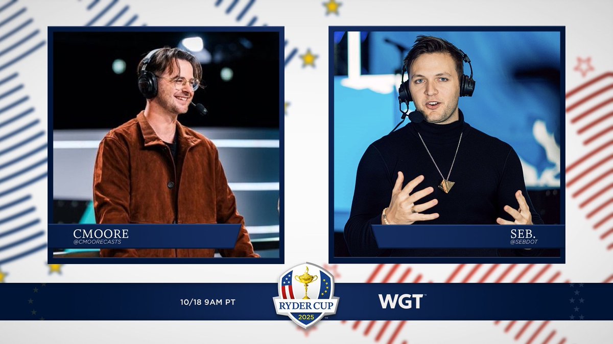 WE BALL FOR GOLF ⛳️

Going to be casting the Virtual Ryder Cup with <a href="/CMooreCasts/">Colin Moore</a> over on WGT Golf. To anyone who knows ball, I love this game so to see the best from EU and US compete will be a treat. 

Gonna be a sick run for the title tomorrow at 12pm EST.