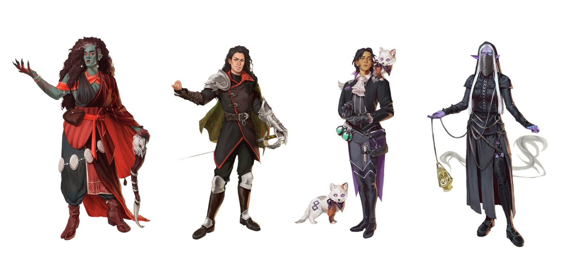 #CriticalRoleSpoilers fun group! hot group! cool group! 

love that aesthetic