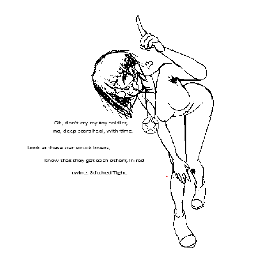 ishtar ms paint mouse pad doodle