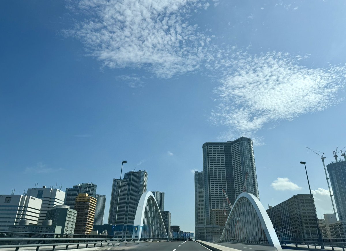 築地大橋通過中🚙