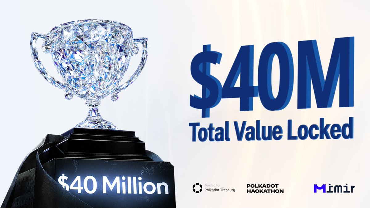 $40M Token Value Locked on Mimir 🏆

Thanks to all organizations, DAOs, and users who trust <a href="/Mimir_global/">Mimir</a> to manage their assets. 

It's just the beginning; we’re building the most secure, intelligent, and seamless multisig experience. 

Powered by AI. Built for #Polkadot. 💙 ⭕️