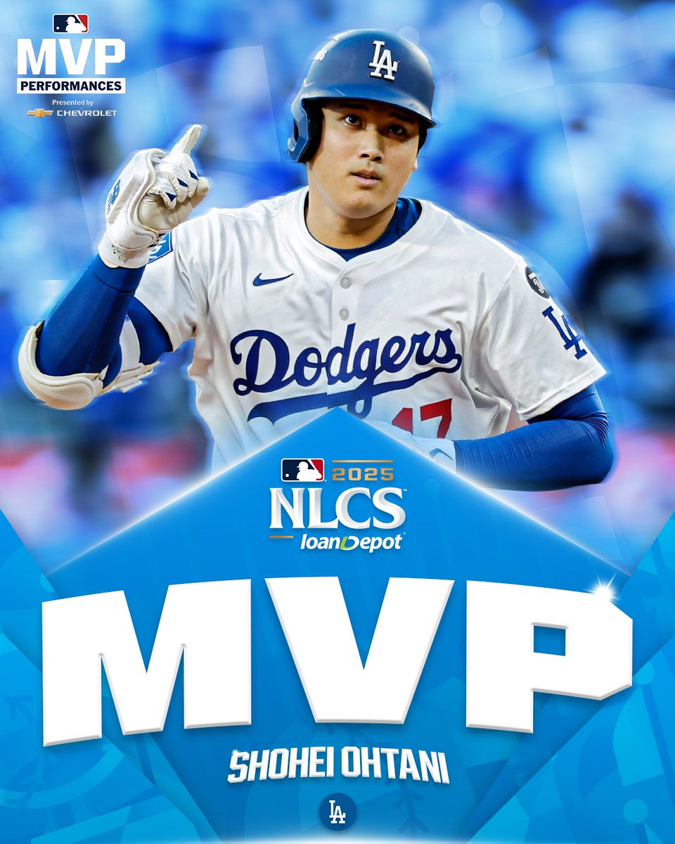 SHOHEI OHTANI IS THE #NLCS MVP! 💪