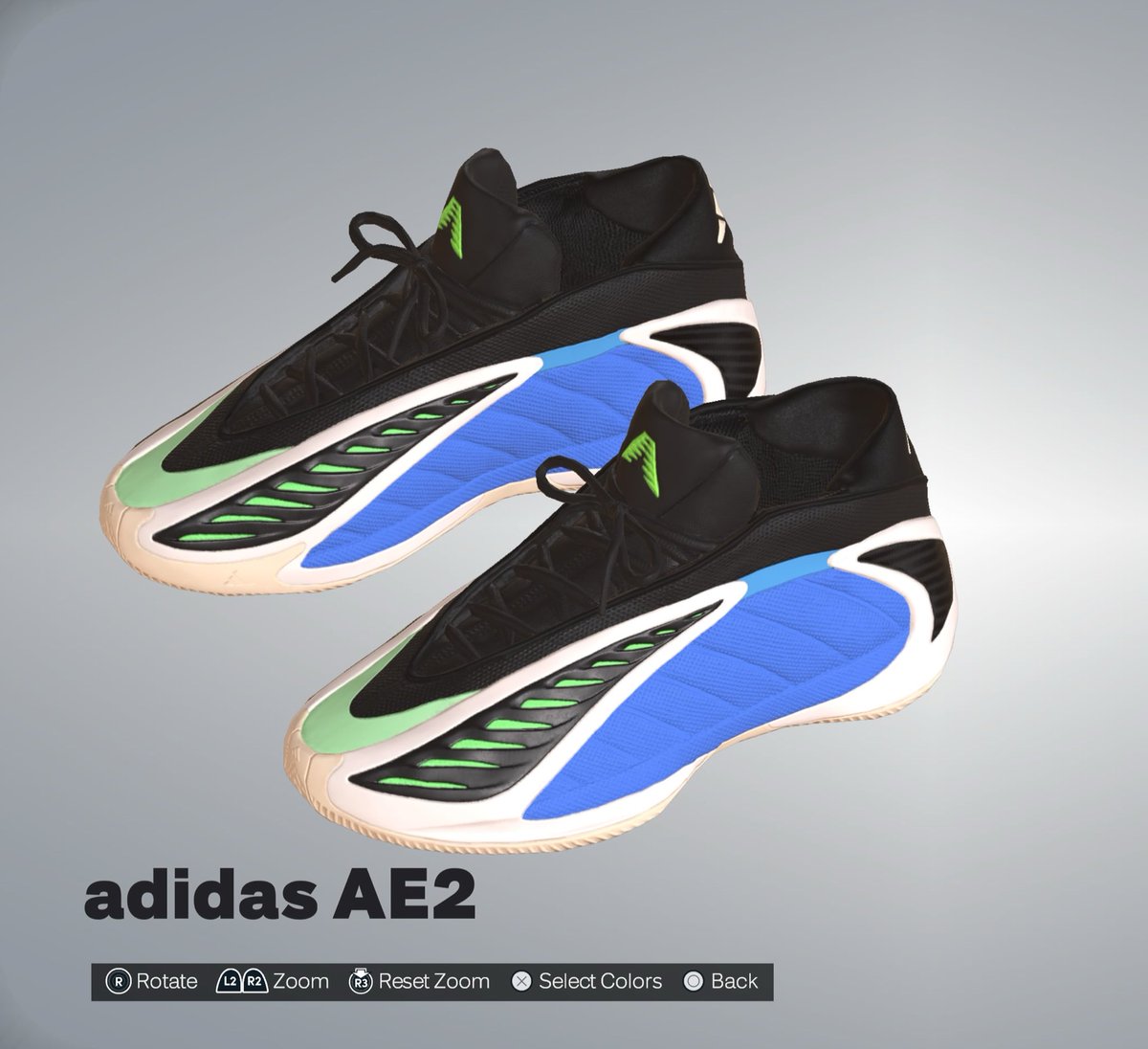 CruzControl2k's tweet image. Anthony Edward’s Adidas AE 2 

Side Panel
H: 220, S: 69, V: 92

Toe 
H: 121, S: 45, V: 98

Overlay
H: 48, S: 4, V: 96

Outsole
H: 35, S: 19, V: 97
#2KCommunity #NBA2K26 #Season2