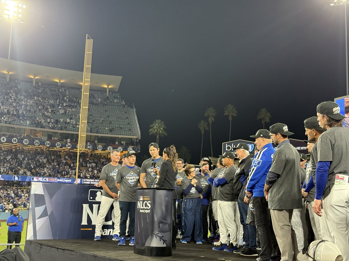 Shohei Ohtani is named MVP of the NLCS