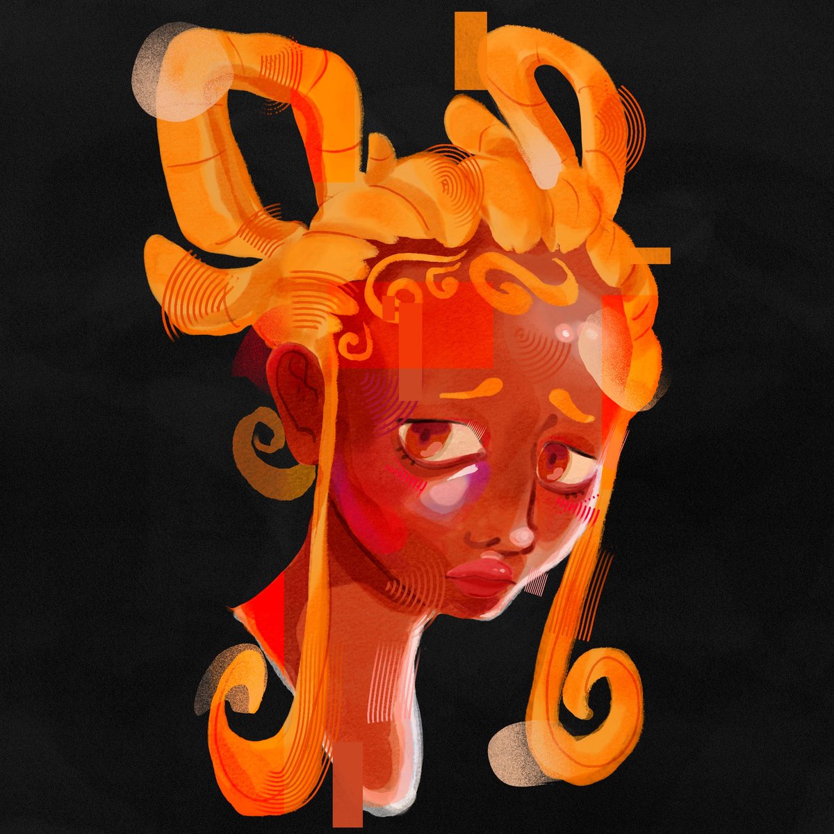 eastbound_eurus's tweet photo. Practicing with the new procreate watercolor/gouache brushes :) https://t.co/FfgI3vF8tg