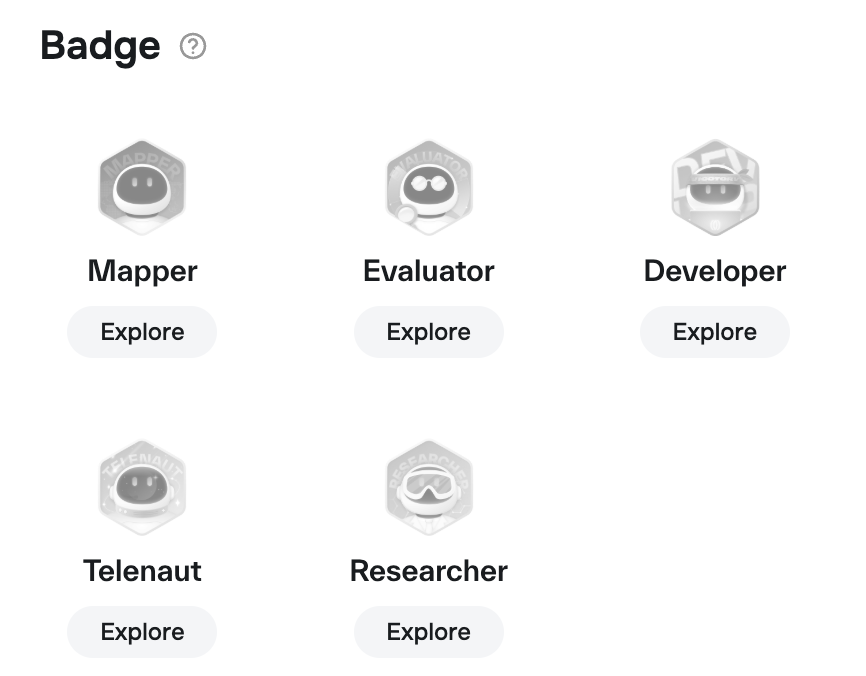 Ai+机器人赛道的 <a href="/openmind_agi/">OpenMind</a> 最近火起来了，融资背景还是赛道概率都值得关注下。

怎么去参与这个项目能过拿到早期筹码。整理了下思路供参考。
1、最简单的下载他们的App，每天走路、签到获得积分
下载连接：openmind.org/app
注意：App Home栏左上脚蓝色是积分，黄色是签到天数

2、徽章