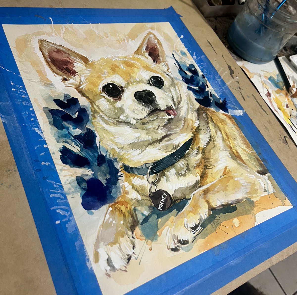 Diego Canales (@mapacherex) on Twitter photo Ya me estoy deschavetando con la acuarela! 🤪 🎨 Ya me estoy deschavetando con la acuarela! 🤪 🎨