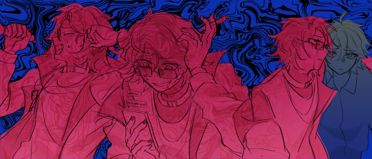 anzuka7's tweet image. [in light of recent events! #tetrotwt #tetropink , hiroaki]

cw // bright colors

a night in the life of The Hiroaki Nakamigawa