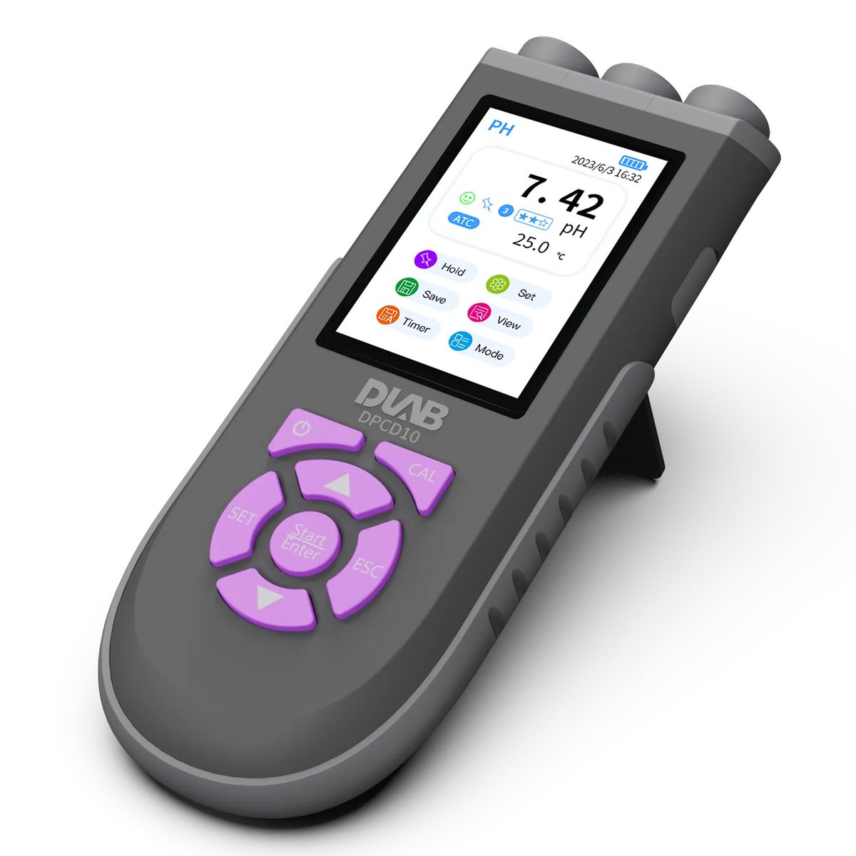 DLAB849123's tweet image. DPCD10 Portable Multi-parameter AnalyzerSmart system tests pH, conductivity, DO, with timed measurement. 3.5-inch color screen, easy use; stores 3000 data sets, PC manages sample ID. Lithium battery + IP57, USB/Type-C charging, fit for on-site
#PortableAnalyzer #TestingEquipment