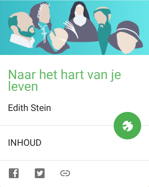Alledaags Geloven : Naar het hart van je leven - Edith Stein
alledaags.gelovenleren.net/link/NjI1MzcxM…