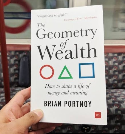naveenpmt's tweet image. 🧭 Thread: The Geometry of Wealth — How to Be Rich Without Losing Your Mind 💰

We chase money.
But what we actually want is contentment — a quiet mind, not a louder bank account.

Here’s a mind-shifting summary of Brian Portnoy’s The Geometry of Wealth 👇
#TheGeometryOfWealth