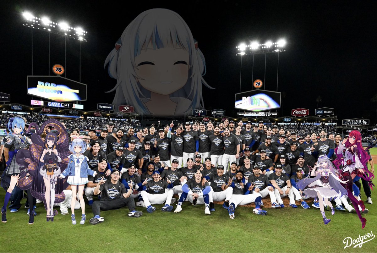 matadorart64's tweet photo. Hololive Fans! The Dodgers Are Going Back To The World Series!!!

Is the Hololive Buff Still Real??? 🧢⚾️▶️

#Hololive #HololiveEN #Gawrt #Irys #Takotime #LMOAI #HoshimachiSuisei #UsadaPekora https://t.co/aFwMdsL3fg