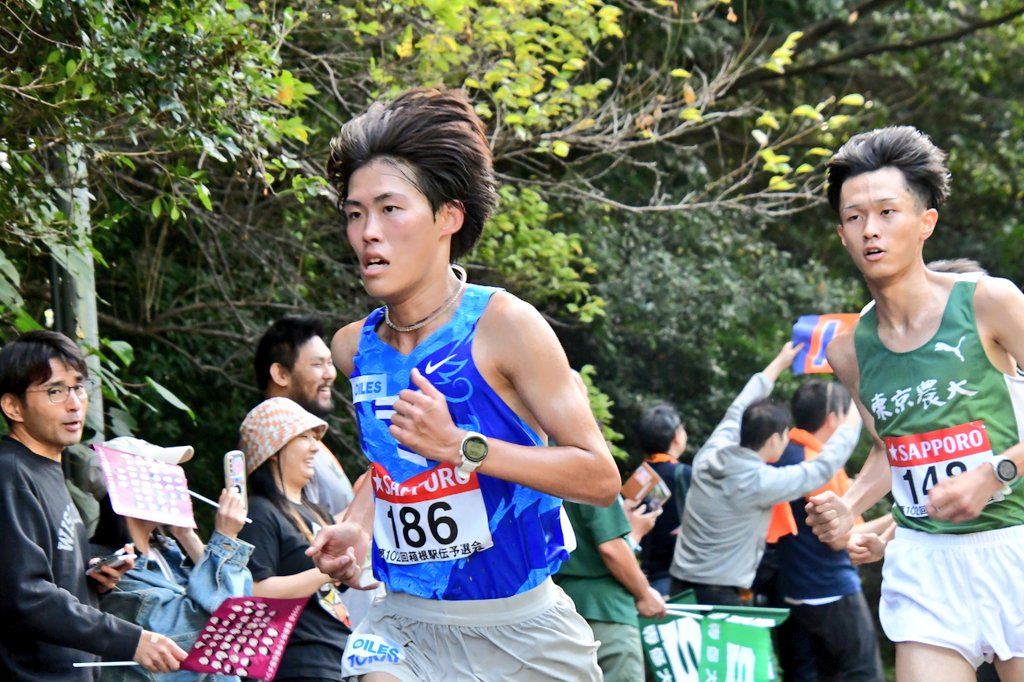 hiyomiranharp11's tweet image. 20251018 箱根駅伝予選会 東海大学 花岡君 #GoTOKAI