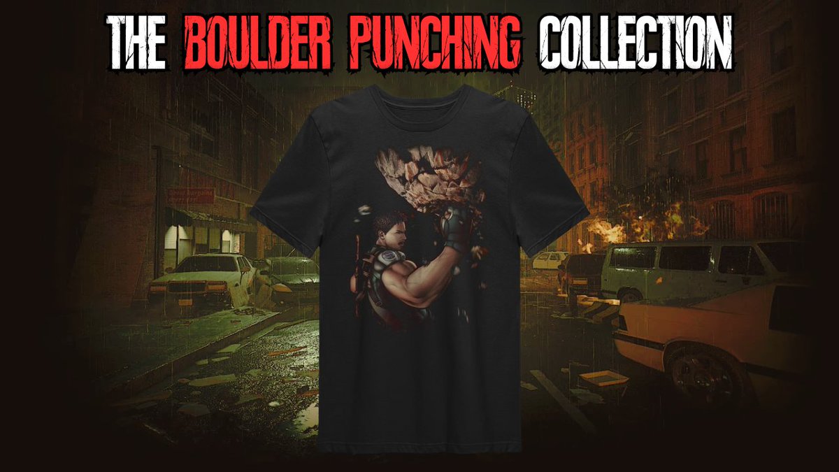 Pick up your Nerd Space Games merch today! Link is below! Shout out to <a href="/DementoArtworks/">DEMENTO ARTWORKS</a> for doing a terrific job with the design! 

nerd-space-games-shop.fourthwall.com

#ResidentEvil #REMerch #ChrisRedfield