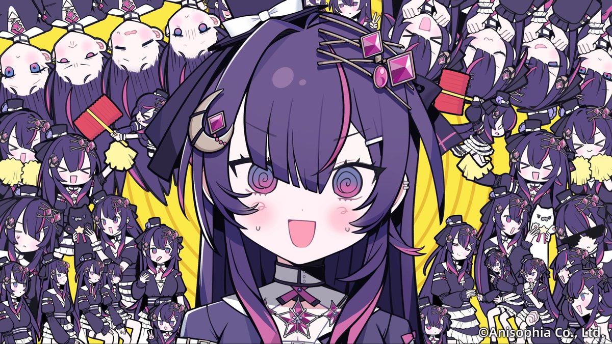 🌙在アニソフィア为音風いろは绘制的テレパシ的MV插图！
欢迎大家来听音風いろは十分有魅力的演唱！
youtu.be/sy9F9WTrg9Y?si…