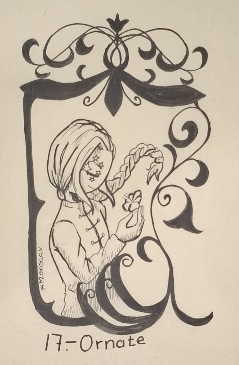 MoxiSaav's tweet photo. 17-Ornate 
#inktober 
#countryhuman 
#countryhumanchina https://t.co/cX1UJZjnfU