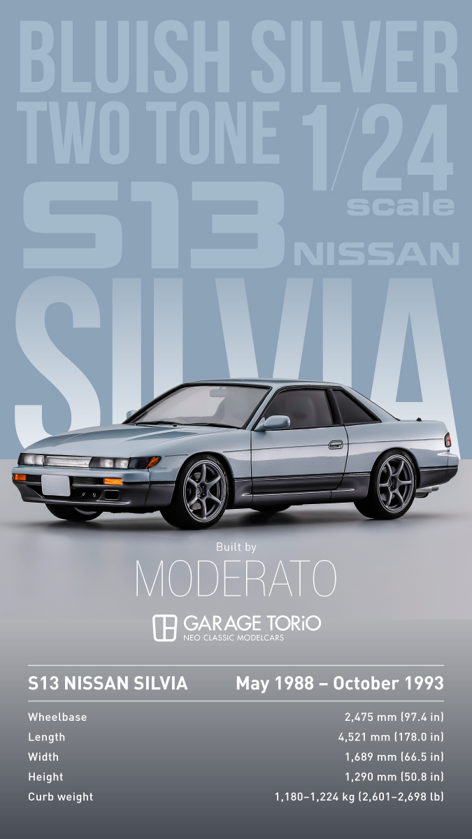 GTORiO1's tweet image. Nissan Silvia K`s S13 (1/24 Scale AOSHIMA)
@MODERATO1701 氏製作
S13シルビアは美しい。と思う。
デザインとは装飾することではないと強く感じた
#どこかの誰かに刺さればそれで良い
#NissanSilvia
#ScaleModel
#ModelCar
#JDM
