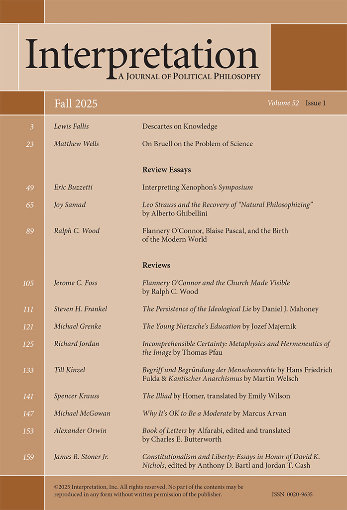 The Fall Issue of Interpretation just dropped.

interpretationjournal.com