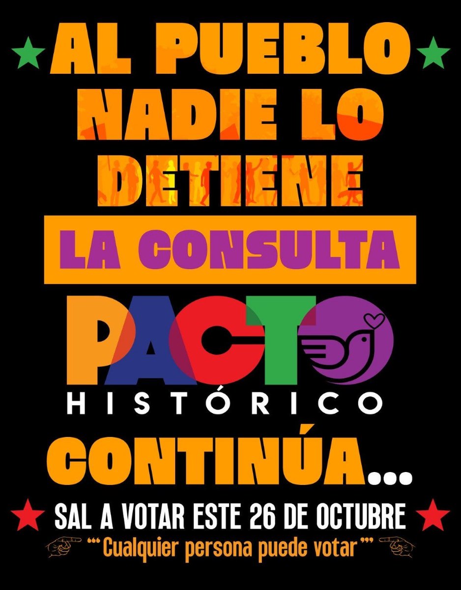 angelamrobledo's tweet image. La invitación  es a que acompañemos la Consulta del @PactoHistorico !