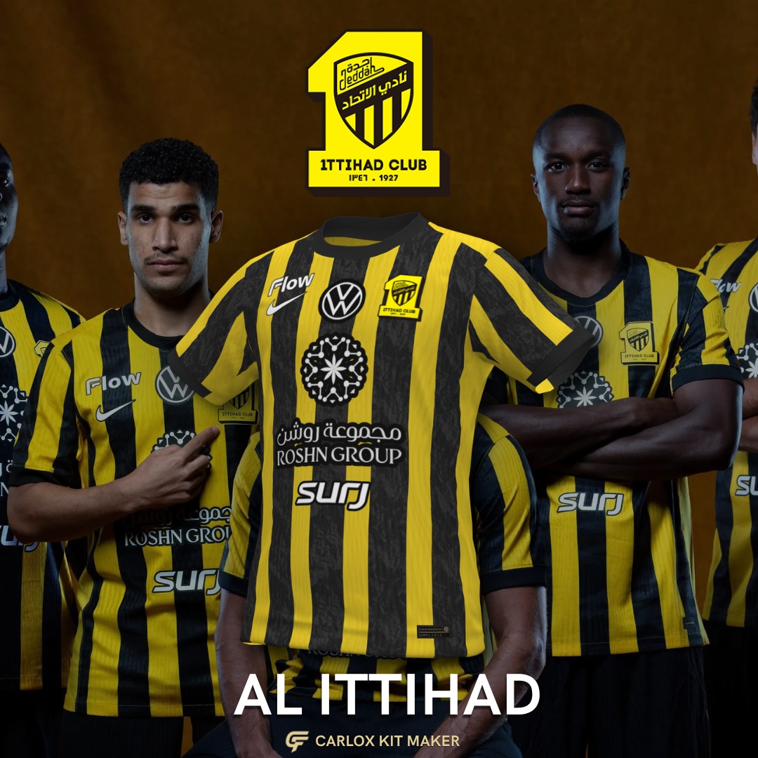 Carloxkitmaker's tweet photo. ⚫ AL ITTIHAD KIT PACK🟡
La Roshn Saudi League sigue, no para.
Gracias por el apoyo, seguimos firmes.
#AlIttihad #PES2021 #eFootball2021 #RoshnSaudiLeague #KitPack #PESEdit #PESCommunity #Kitmaker https://t.co/cFafKGB7qv