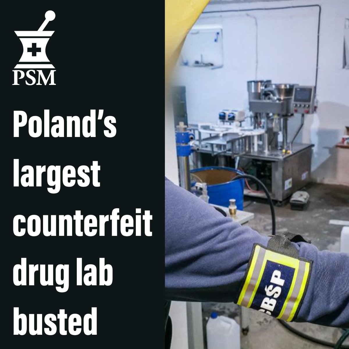 Partnership for Safe Medicines (@safemedicines) on Twitter photo Poland’s federal police recently uncovered the country’s biggest counterfeit pharmaceutical lab. The raid, captured on video, shows a sophisticated setup and the growing threat posed by counterfeit medications and the need for strict enforcement.
More: safemedicines.org/2025/09/sept-3… Poland’s federal police recently uncovered the country’s biggest counterfeit pharmaceutical lab. The raid, captured on video, shows a sophisticated setup and the growing threat posed by counterfeit medications and the need for strict enforcement.
More: safemedicines.org/2025/09/sept-3…