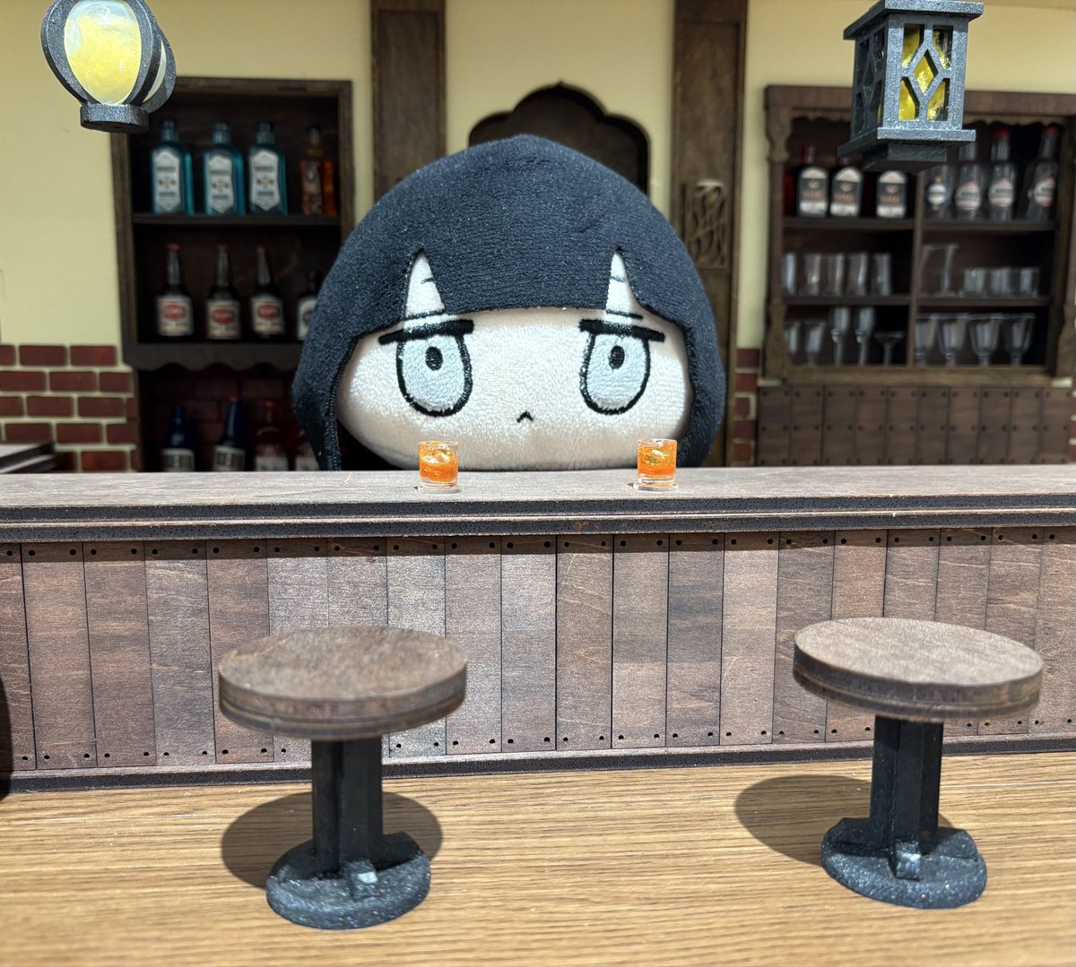 kurocatthunder's tweet photo. Give me a drink bartender 
#osagechanFA https://t.co/qbTytuhFAg