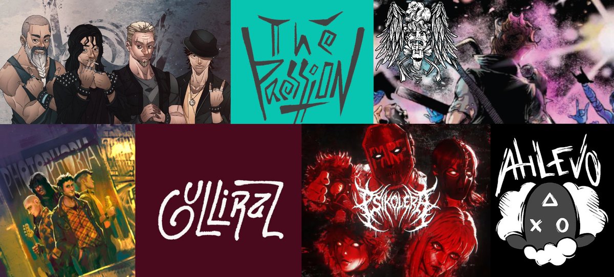 OrdemWiki's tweet photo. 🤘 O Ordem é do ROCK. 

Com a adição de PSIKOLERA, Ordem Paranormal agora tem sete bandas ORIGINAIS de rock no universo:

- Dragões Metálicos (OPD)
- Gaudérios Abutres (OSNF)
- The Pression (SDOL)
- Ahlevo (SDOL)
- Gulliraz (NM)
- Photophobia (O Espreitador e Outras Histórias)
- PSIKOLERA (Hexatombe)
