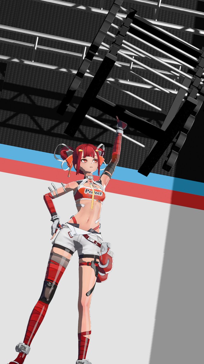 Workin' on something fancy for an animation contest, with GFL girls, here's a WIP #blender3d #b3d #GFL2
