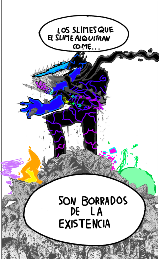 slime alquitran man #art #slimerancher #chainsawman