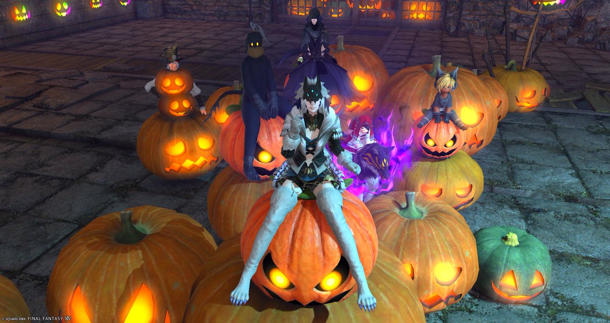 昨夜から守護天節🎃始まりましたねー！ズッ友会の皆さんと楽しみました！仮装してSS撮影✨みじろさん企画ありがとうございました！ #ピ不在ズッ友の会 #守護天節