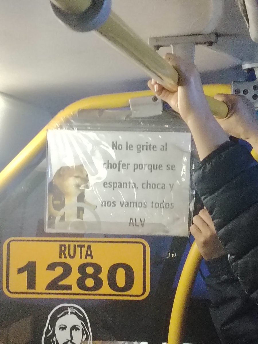 Feruni2's tweet image. Cosas del transporte.