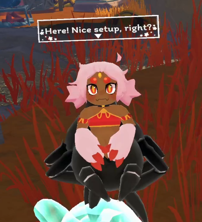 EclipseNightMer's tweet photo. @PomshineGames I just wanted to let y'all know that Paprika is my everything and I want to take her with me everywhere in Umami Grove https://t.co/OTsL5qAbka