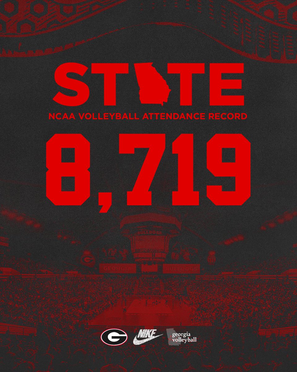 WE DID IT DAWG NATION‼️

Thank YOU for helping us hit a new program and NCAA state volleyball attendance record👏

#GROW | #GoDawgs