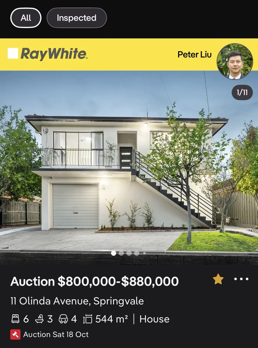 Jacob ⚫️⚪️🤘 (@magpiemetalcore) on Twitter photo Went to our first auction with the intent to buy, managed to get 3 bids in
 The house sold for $1,312,000!!!!
Absolutely cooked when the advertised range was $800-$880K, thought it would go close to a 1m but this was nuts
6 Raywhite people & auctioneer, they knew it would 🌋 Went to our first auction with the intent to buy, managed to get 3 bids in
 The house sold for $1,312,000!!!!
Absolutely cooked when the advertised range was $800-$880K, thought it would go close to a 1m but this was nuts
6 Raywhite people & auctioneer, they knew it would 🌋