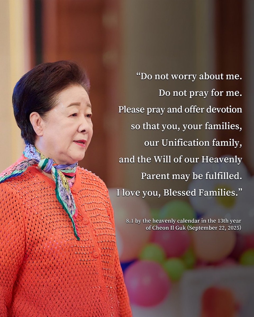 AnyaChen52's tweet photo. I have been personally touched by how much True Mother, Dr Hak Ja Han Moon, loves and embraces all people. #ReleaseTheMotherOfPeace #ReligiousFreedom #FreeKorea https://t.co/za83hTJhyV