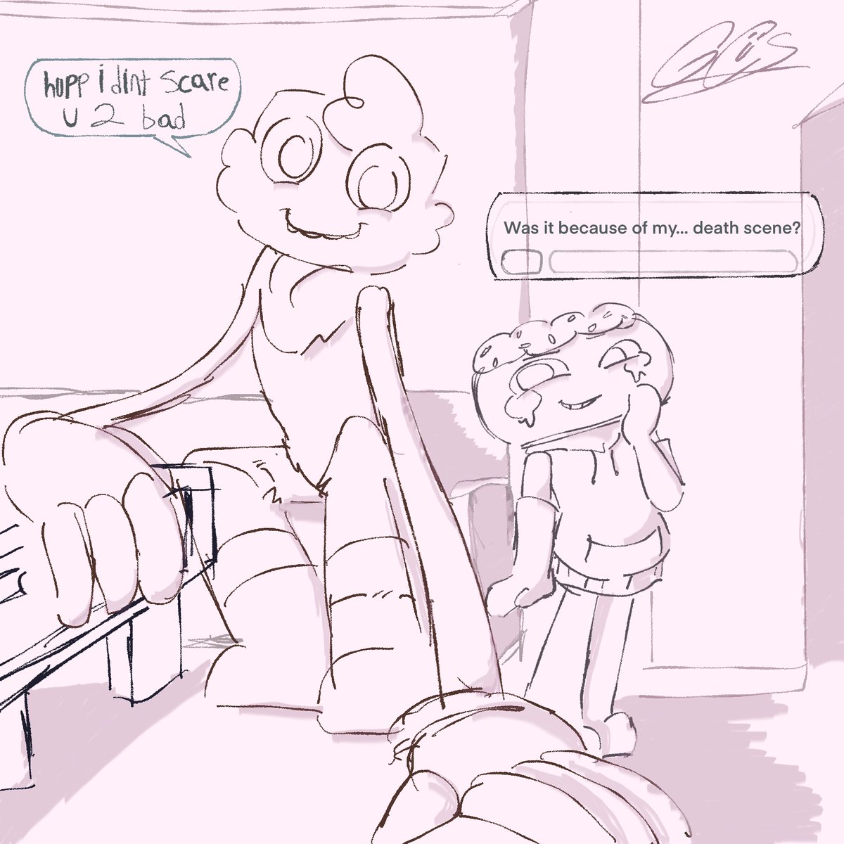 curttains35481's tweet image. #dandysworld #cwafg #Cosmosis #homebody #goob 
ok so