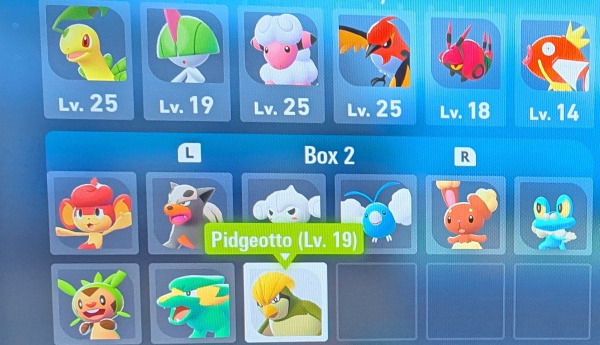 Got my first shiny in Z-A. Was picking up a revival twig for a Fennekin, heard the noise, and put down three safety saves lol. Got really confused at first cause the shiny Pidgeotto was on the roof above me.