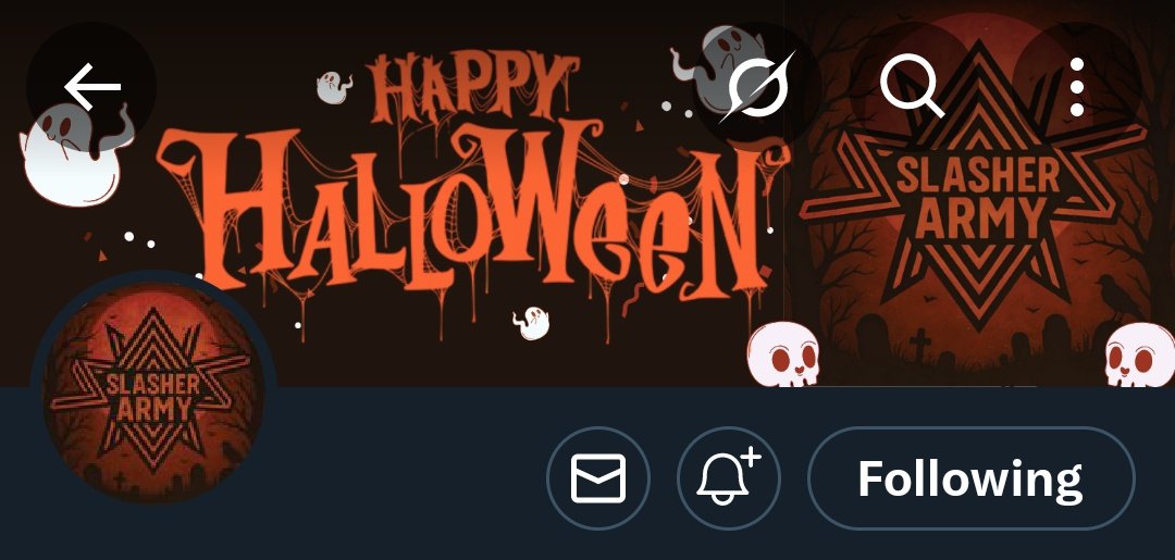 sl4sh3r4rmy's tweet image. Today we have new profile banners according to the Halloween holidays thanks to the amazing job of @va_ashen_

Thank You So Much! 💖
It is so amazing! 💕

#HappyHalloween2025 #NewProfilePic #newprofilebanner #SlasherArmy #ReiHepburn